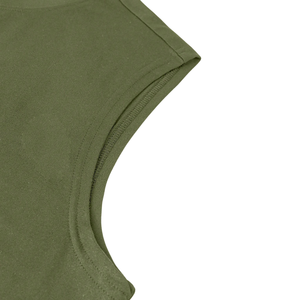 Camiseta sin mangas informal para hombre, corte holgado, cuello redondo, licra/poliéster, transpirable, para gimnasio, entrenamiento deportivo, chaleco deportivo de verano - Product Image 3