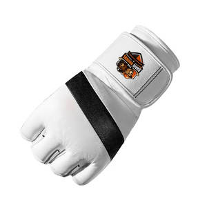 Guantes de MMA de Cuero Duradero para Entrenamiento en Gimnasio y Trabajo con Bolsa de Boxeo, con Correa Ajustable, Protección Ligera contra Impactos - Product Image 4