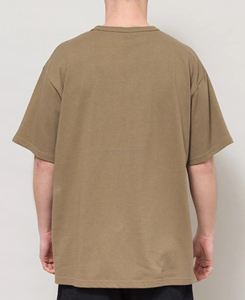 T-shirts Homme 100% Coton Coupe Droite Épaules Tombantes avec Logo Avant Respirants Prix Bas 220g – Collection 2026 Vente en Gros - Product Image 3