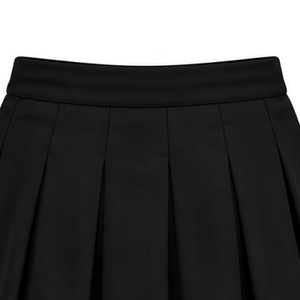 <b>Black</b> Red Sublimated Cheer Panel <b>Skirt</b> <b>Pleated</b> Athletic Team Sports Uniform Bottoms Performance Training Wear Competition - Product Image 3