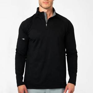 Sudadera de Golf de Manga Larga para Hombre, Estilo Casual, Cálida, Personalizada, con Cierre de Cremallera de 1/4, con Etiquetas, Sudadera con Capucha para Hombre - Product Image 3