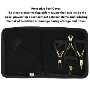 Kit Premium de Herramientas para Extensiones de Cabello: Alicates para Microperlas, Alicates para Crimpado de Microperlas, Alicates para Extensiones de Cinta Adhesiva, Cortador de Adhesivos, Peine para Cabello - Product Image 5