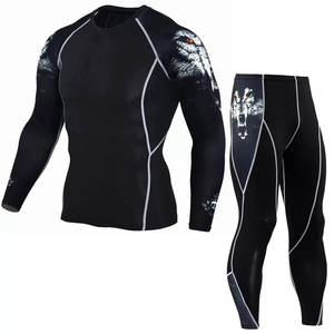 ชุดรัดกล้ามเนื้อ MMA สำหรับทุกเพศ เสื้อ กางเกง UPF50+ แห้งเร็ว ป้องกันรังสียูวี ป้องกันแบคทีเรีย ชุดออกกำลังกาย ชุดเล่นเซิร์ฟ ชุดว่ายน้ำ ชุดกีฬา - Product Image 4