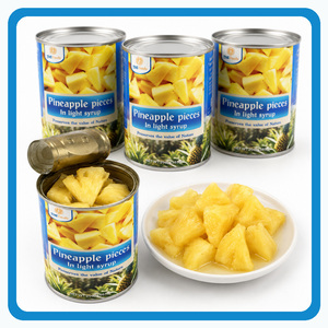 Vietnam Manufacturer Supply Tasty Factory Price International Standard <b>Pineapple</b> Pieces in <b>Light</b> Syrup In Bulk - Product Image 5