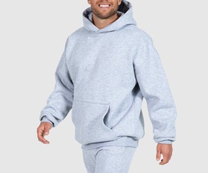 Nouveau design – Sweat à capuche d'hiver pour homme, coupe classique, 100 % coton molletonné, couleur unie, avec fermeture éclair frontale personnalisée – Vente en gros, haute qualité - Product Image 2