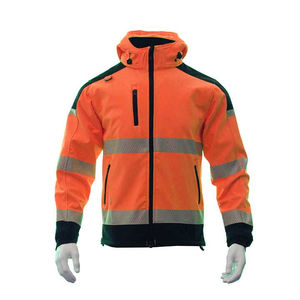 <b>Hi</b> <b>Vis</b> Mens <b>Softshell</b> <b>Jackets</b> High Viz Visibility Reflective Water Resistant Safety Men's <b>Jackets</b> - Product Image 2