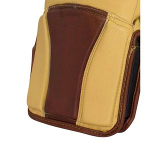 Guantes de Boxeo de Cuero Vacuno de Primera Calidad para Entrenamiento y Sparring Profesional de MMA Sanda con Cierre de Velcro y Logotipo Personalizado - Product Image 4