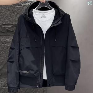 Chaqueta Ligera de Poliéster para Hombre, Resistente al Agua, Ropa Exterior Informal - Product Image 5