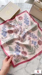 Écharpes en satin personnalisées en gros avec logo, promotion de la marque, cadeaux d'entreprise, fabricant OEM ODM, Nigéria, Ghana, Kenya, Congo - Product Image 3