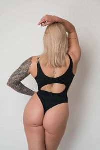 Body de Danza del Vientre Moldeador de Una Pieza para Mujer, Transpirable, de Secado Rápido, Spandex/Nylon, Elástico, para Actuaciones - Product Image 2