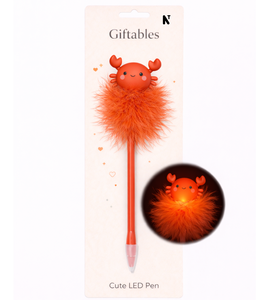 Excelente Bolígrafo Luminoso de Plástico Azul/Negro de 0.7mm con Diseño de Caballito de Mar, Novedoso, Ideal para Regalo, Fiesta o Oficina - Product Image 4