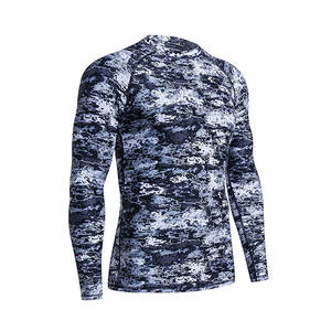 Camiseta de entrenamiento transpirable para largas horas de ejercicio, camiseta de compresión para hombre, tela de secado rápido, camiseta de compresión para hombre - Product Image 3