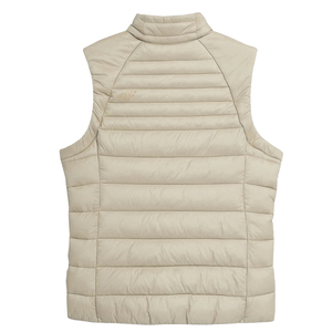 Chaleco de invierno personalizable con cremallera para mujer, chaquetas cálidas con capucha, sin mangas, cortas, impermeables, estilo casual, chaleco acolchado. - Product Image 6