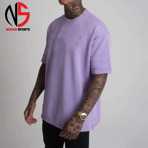 T-shirt long surdimensionné pour homme, nouvelle collection, 100% coton, séchage rapide, respirant, haute qualité, professionnel chez NURAK 2026 - Product Image 4