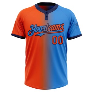 Custom Sublimated Baseball Jersey Yourteams 00 Unisex Short Sleeve Polyester Moisture Wicking Regular Fit All Seasons - Product Image 3