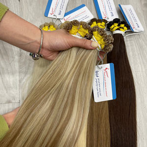 Extensiones de Cabello Liso con Punta Plana al por Mayor, Muchos Colores, 100% Cabello Humano Vietnamita, Proveedor Líder - Product Image 1