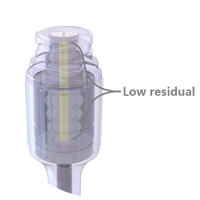 Connecteur Luer mâle fermé Gen2 14C007 jaune sans aiguille, Luer Lock, Luer Slip, qualité médicale PC+ABS+Silicone, certifié ISO13485