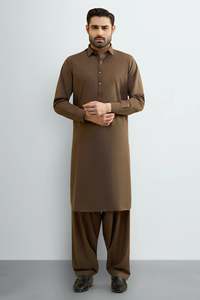 low MOQ <b>Men's</b> Solid Color Salwar Kameez 2026 High Quality Wholesale Price New Style <b>Kurta</b> Pajama Indian & Pakistan Clothing <b>Men</b> - Product Image 3
