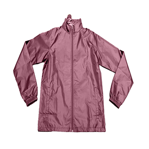 Veste décontractée coupe-vent pour homme, couleur unie, manches régulières, col montant, fermeture éclair, polyester, vêtement d'automne - Product Image 5
