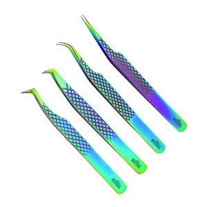 Nouvelle conception, pinces à cils en acier inoxydable de haute qualité, professionnelles, durables et réutilisables, prix de gros bas - Product Image 4