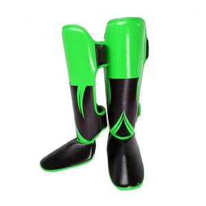 Protège-tibias en cuir de haute qualité à vendre – Protège-tibias d'arts martiaux écologiques, légers et personnalisables pour l'entraînement - Product Image 3