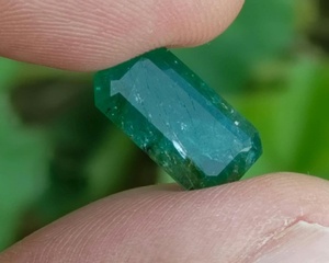 Piedra Preciosa de Esmeralda Natural Certificada, Esmeralda Verde Suelta de Alta Calidad, Piedra de Grado Joyería para Anillos y Colgantes - Product Image 5