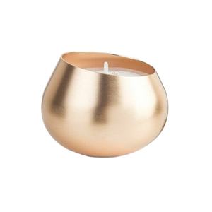 Bougeoir en métal doré de luxe, design antique |   Pot de bougie parfumée décorative moderne pour la maison, l'hôtel, le bureau, la décoration de table - Product Image 5