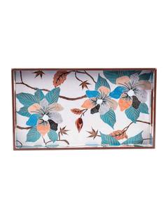 Plateau en bois d'acacia de qualité supérieure, dernier modèle, avec impression émaillée, prix économique, idéal pour servir les aliments en cuisine - Product Image 5