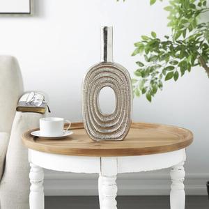Luxury Finish <b>Metal</b> Tabletop Flower <b>Vase</b> for Modern Home Decoration, Elegant Interior Accent - Product Image 3