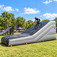 Airbag de saut gonflable de grande taille pour BMX, FMX, vélo de stunt et freestyle, pour la réception des cascades