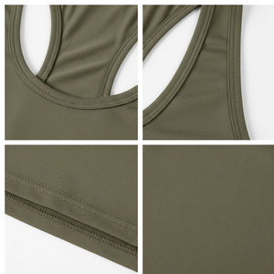 Débardeur stringer durable pour homme 100 % polyester respirant, extensible et flexible pour la musculation et les entraînements intenses - Product Image 6