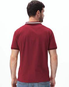 Camisetas Polo para Hombre, Manga Corta/Larga, Estilo Casual, Color Block, Cuello en Contraste, Algodón - Product Image 3