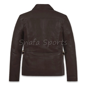 Customized Vintage Look Genuine <b>Leather</b> <b>Jacket</b> Washed Men's Winter <b>Jacket</b> <b>Real</b> <b>Leather</b> Motorcycle <b>Jacket</b> - Product Image 2