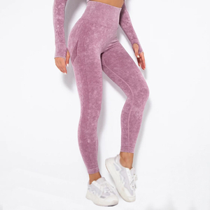 Women's High-Waisted Seamless Compression Yoga <b>Leggings</b> Stretchy <b>Butt</b> <b>Lifting</b> Sports <b>Leggings</b> for Summer Wholesale - Product Image 5