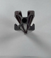 Sistem Rangka T-Slot Ekstrusi Aluminium Alloy Industri King Trade Seri 6000, Pagar Robot Pemotong Bentuk Persegi Anodized