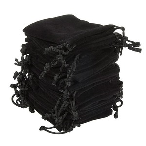 Wholesale Velvet Drawstring Jewelry Bag with Custom Branding for <b>Watches</b> Cosmetics and Fashion Accessories - Product Image 3