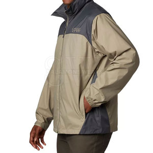 Sudaderas con capucha cortavientos para hombres activos, tela cómoda y transpirable con capucha ajustable para uso al aire libre y casual. - Product Image 3