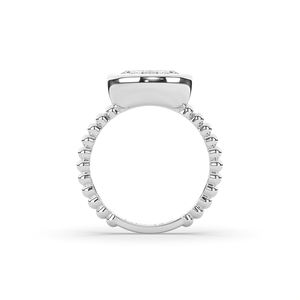 Bague de fiançailles en or 14 carats avec diamant de laboratoire ovale taille brillant de 2,50 carats, style unique et léger, or 10 carats - Product Image 3