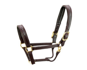 Collarín de PVC personalizado para caballo con herrajes de latón macizo, venta al por mayor, collarín de cuero y PVC para equitación - Product Image 4