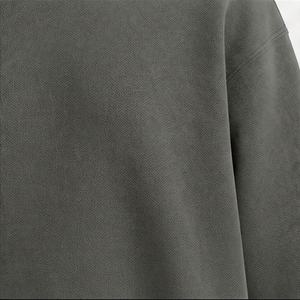 Hoodie streetwear personnalisé sans cordon, en molleton vierge, double couche, effet vintage, délavé à l'acide, délavé soleil, vieilli, couleur personnalisable - Product Image 5