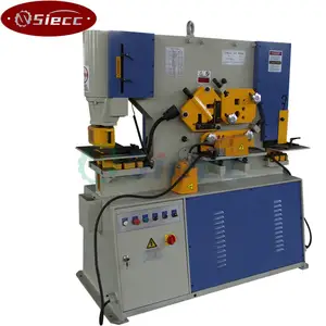 Q35-16 Q35y-40 65 Ton 45 Ton Silinder Tunggal Cnc Mesin Ironworker Hidrolik