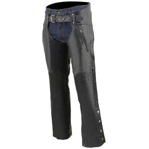 Pantalones de Cuero para Motociclistas Samroz Sports, Diseño y Logotipo Personalizables, Forro Térmico de Alta Calidad, Bolsillos Laterales con Cierre a Presión - Product Image 3