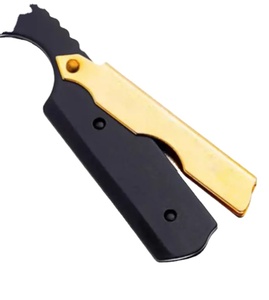 Straight Shaving Razors With Wooden Handle Cut Throat <b>Men's</b> <b>Shavers</b> Stainless Steel - Product Image 3