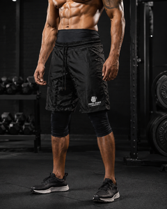 Pantalones Cortos Awrah para Hombre, de Longitud Completa, con Capa Interior, Traje de Baño Modesto, Cintura Alta, Ropa Deportiva para Correr y Gimnasio, Calidad Premium, para Adultos - Product Image 5