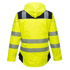 Customized Working Safety Jacket for Workers with High Quality Zipper Canvas Fabric <b>Quilted</b> Design and Front Logo - Product Image 3
