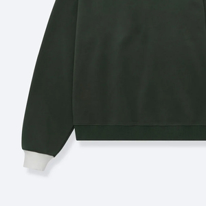 Custom Logo Printed Eco-Friendly Fleece Women's Winter <b>Mock</b> <b>Neck</b> Sweatshirt Vintage Plus Size Pullover with Custom Colors Sizes - Product Image 4