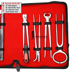 Kit de Herramientas Profesionales Alemanas para Herradores Veterinarios de Caballos, Juego Completo para el Cuidado y el Aseo de Pezuñas, Extractor de Zapatas, Cortaúñas para Caballos - Product Image 4