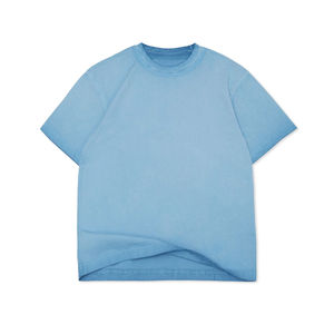 T-shirt sportif coloré à col rond en coton tricoté 100% - Product Image 2