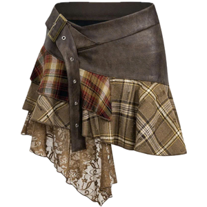 <b>Maxi</b> patchwork jeans <b>skirt</b> for <b>women</b> art of denim Vietnamese supplier MOQ 50 pcs - Product Image 2