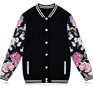 Durable Stitch Advanced Fashion Women Printing Varsity <b>Jackets</b> Comfortable Daily Apparel For Urban Wardrobe Collections - Product Image 1